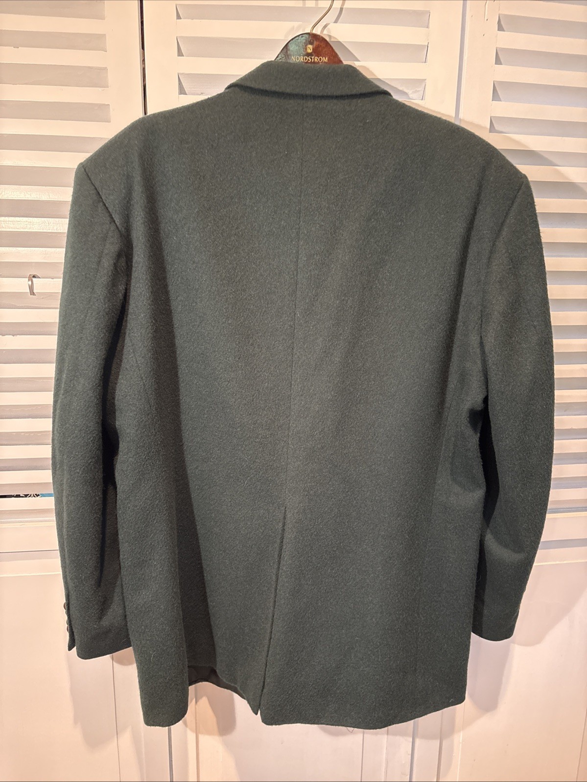 Deansgate 100% Camel Hair Blazer Jacket L Deep Forest Green