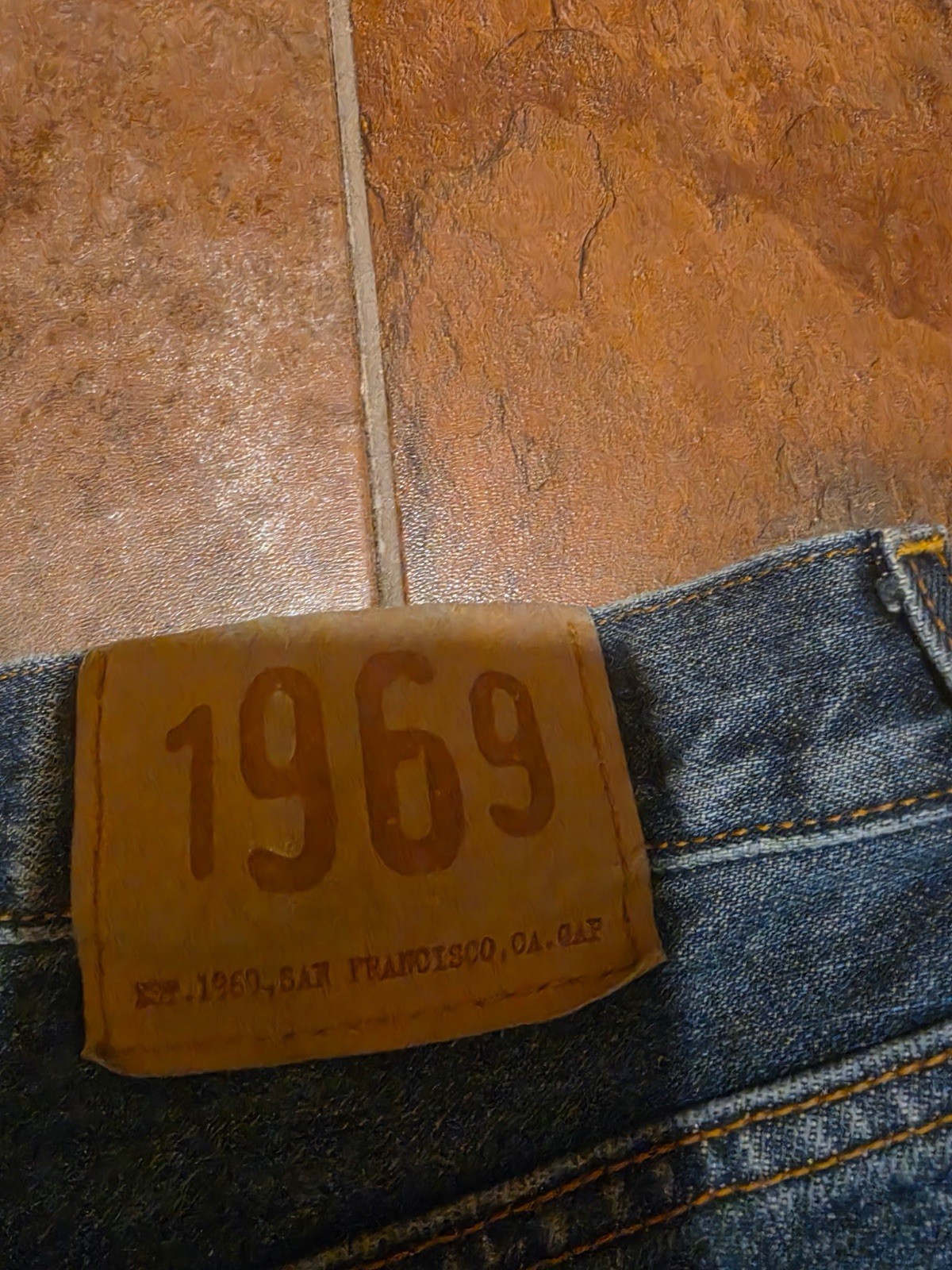 Y2K Gap 1969 Men’s Easy Fit (Size 29/30) Straight Blue Denim Jeans Cotton