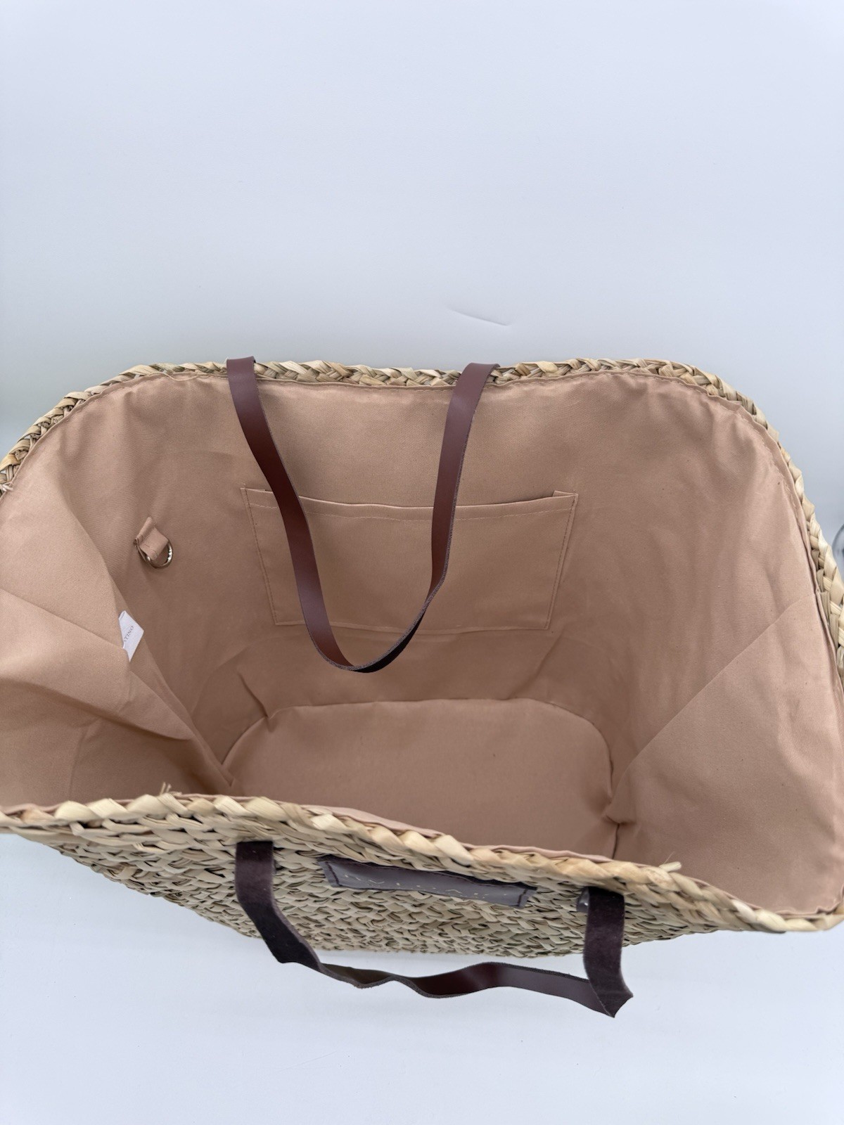 Bvlgari Resort Dubai Wicker Straw Beach Summer Tote Bag Big Size