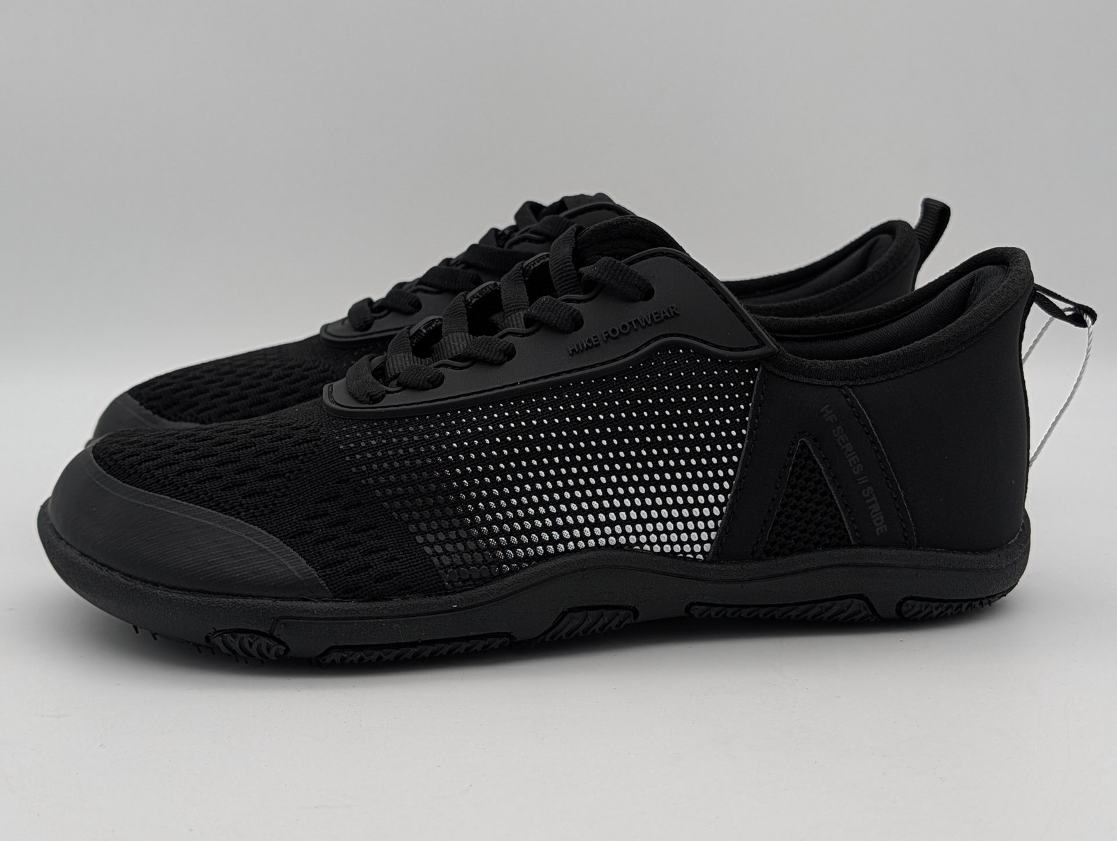 Hike Footwear Black Mens 5 Womens 7 HF Stride Barefoot Minimalist Walking Shoes
