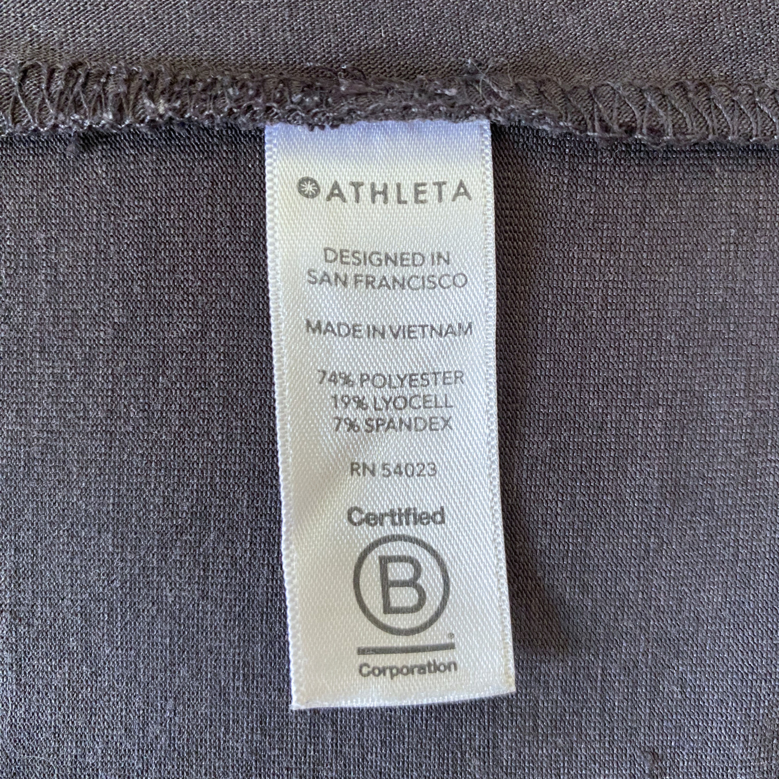 Athleta twist workout tank top navy size small