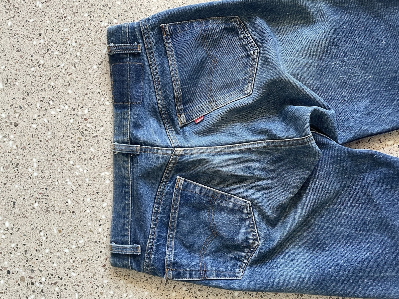 Vintage 80s Levis 501-0000 XX Jeans Mens 33×32 USA Blue Denim