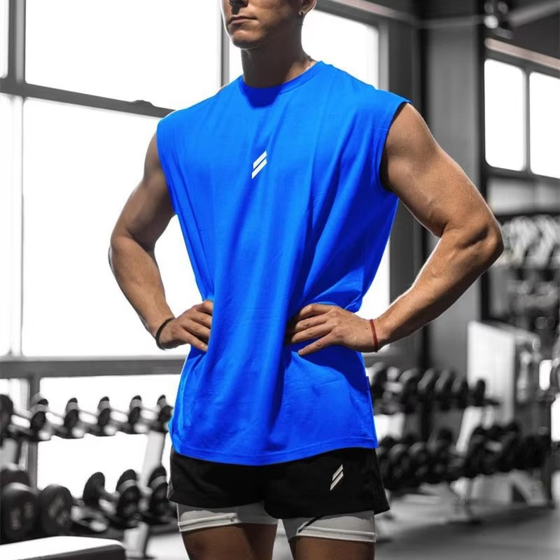 Summer Men’s Tank Top Quick Dry Breathable Sleeveless Shirt Gym Fitness Vest