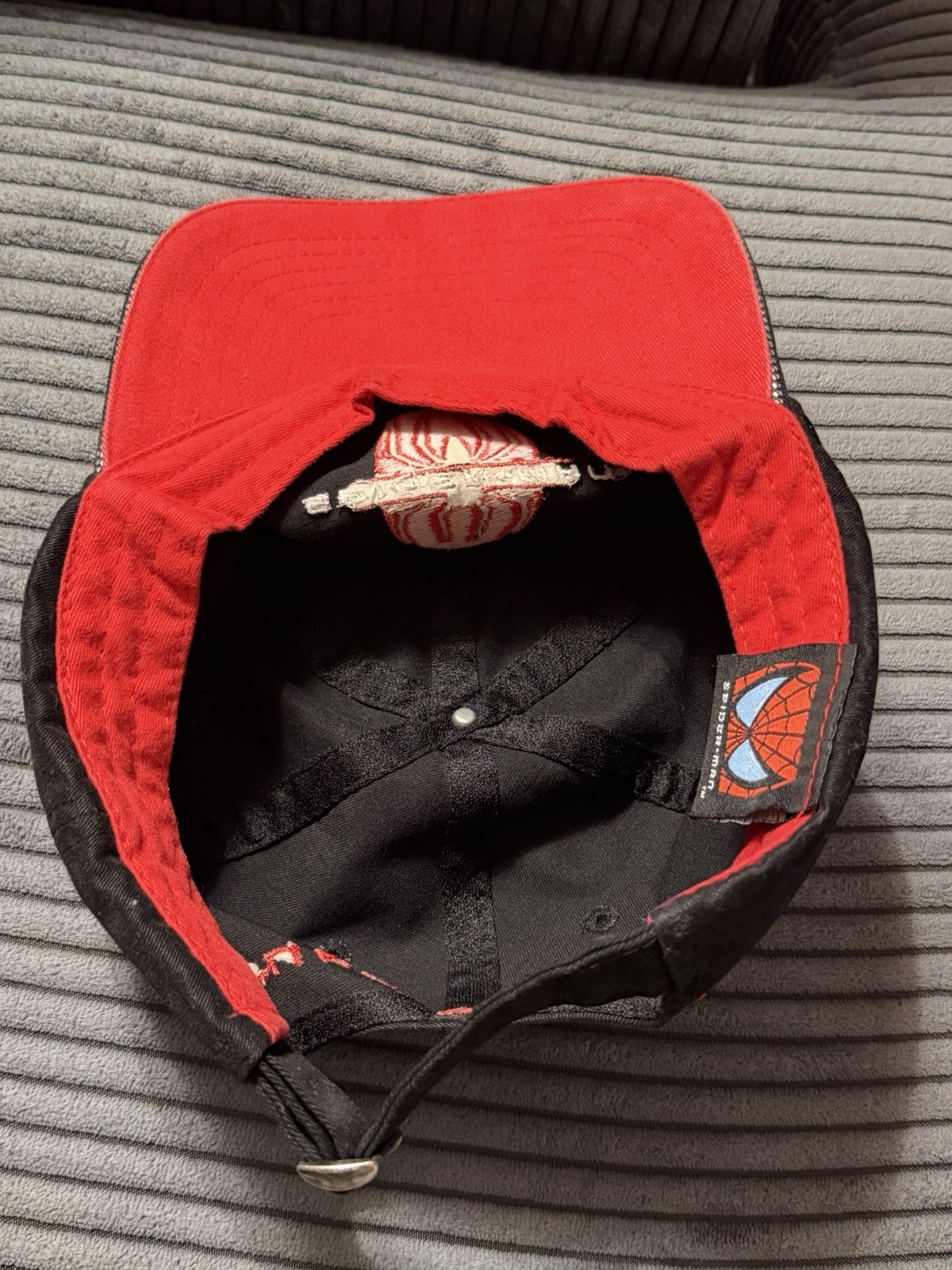 Vintage 2001 Marvel Spider-Man Movie adjustable baseball hat