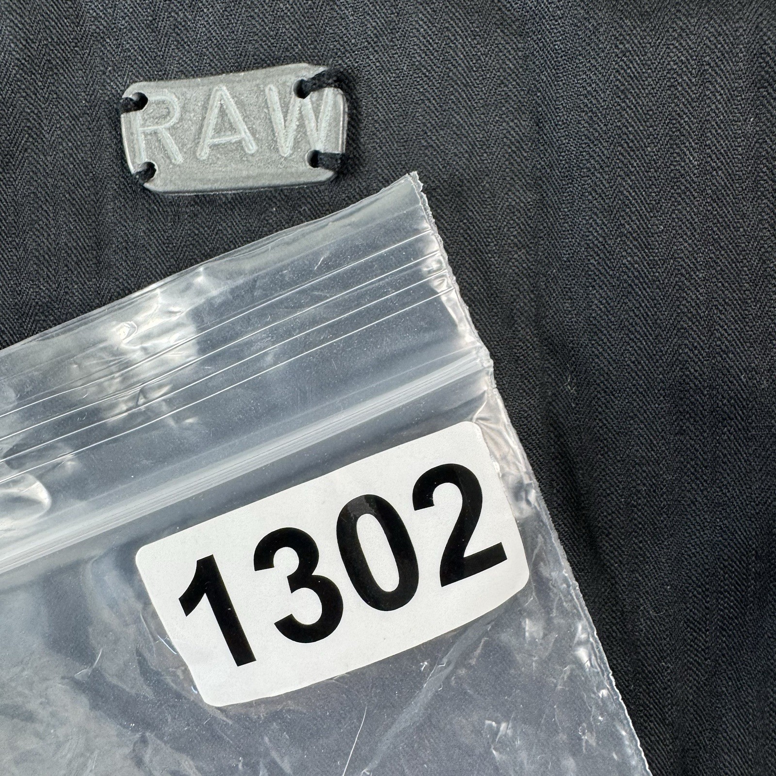 G-Star Raw Black Denim 3301 Metal Button Waistcoat Size Small S