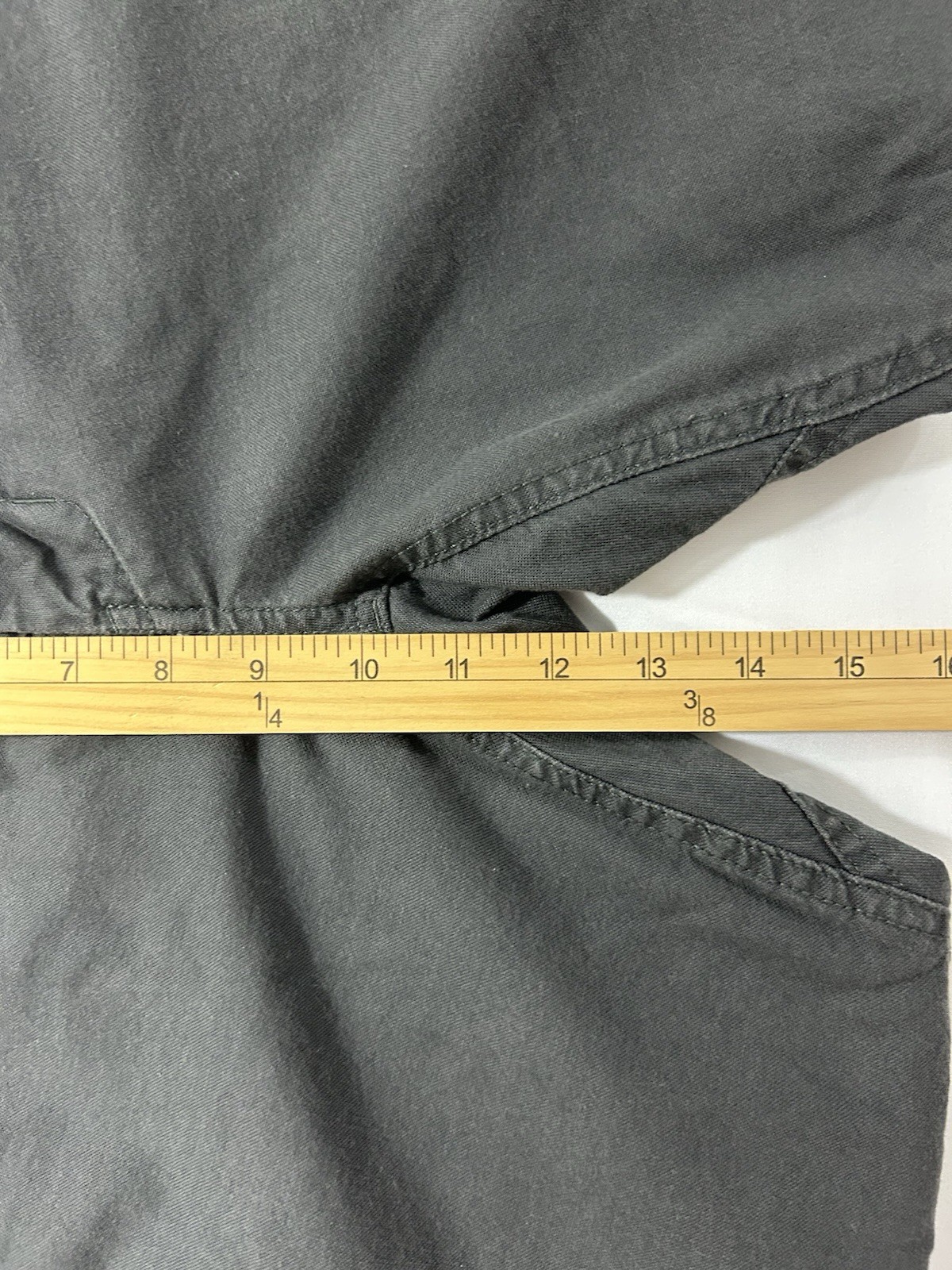 The North Face Mens Jeans 36×30 Regular Fit Straight Charcoal Gray Wash Logo