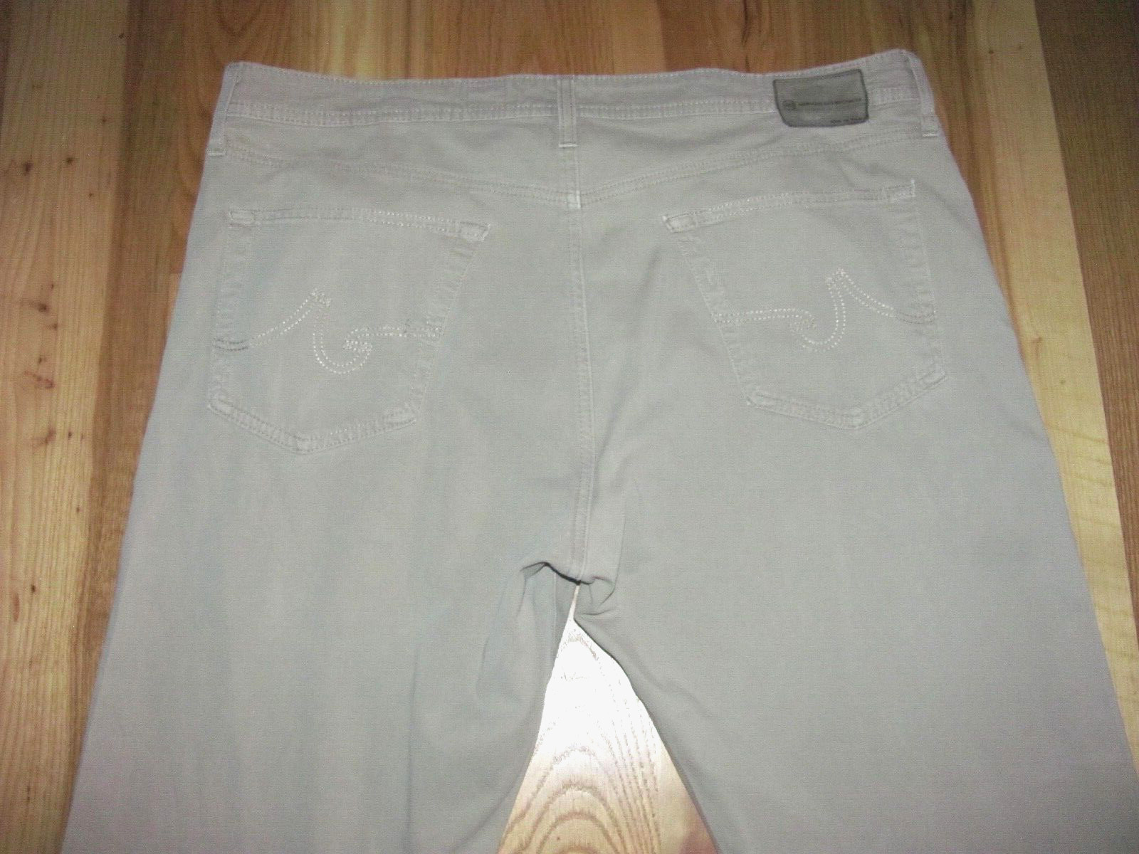 AG Adriano Goldschmied Protege Oatmeal Straight Leg Pant Men’s 38 x 34 (TD10-re)