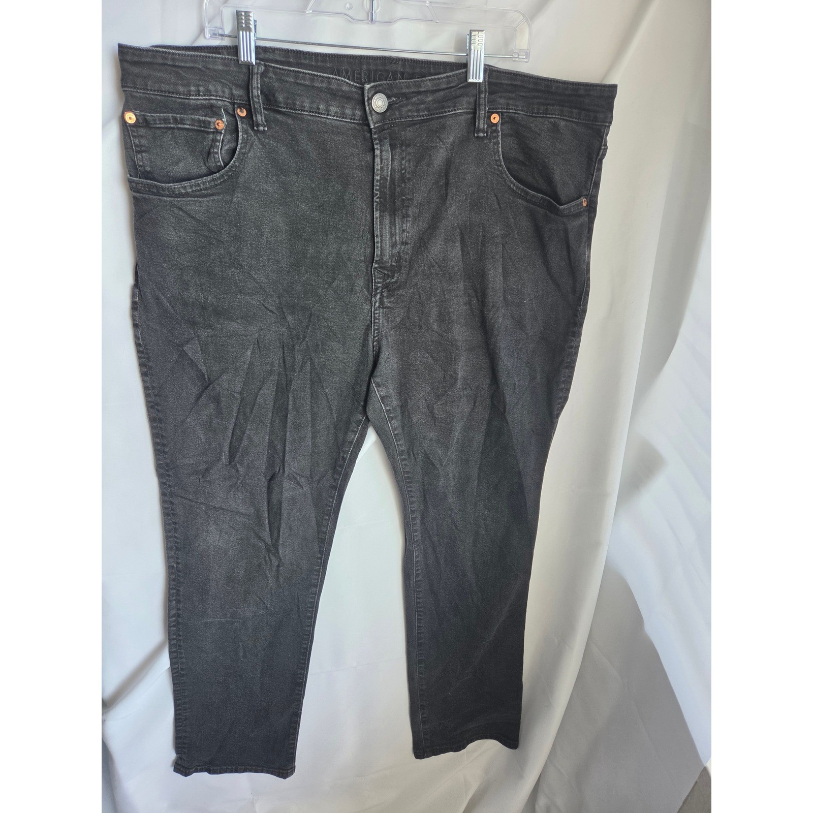 American Eagle Airflex+ Black Jeans Mens Real Good Stretch Denim