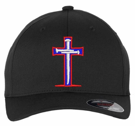 Sacred Nails Christian Cross Hats for Men Women Jesus 3 Nail Cross Bible Jesus