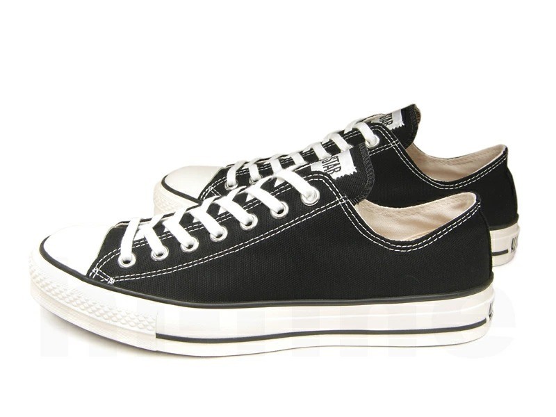Converse Canvas All Star J OX Black Made in Japan Low Cut New w/ Box 32167431