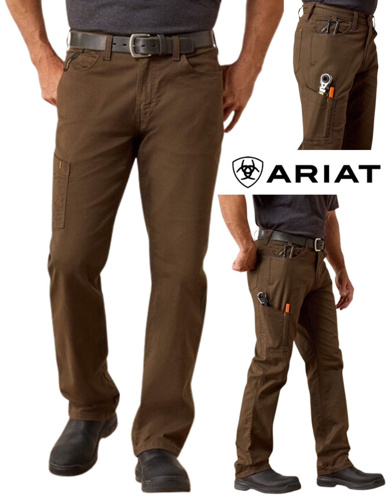 Ariat Rebar M4 Relaxed Straight Leg DuraStretch Pants, Work Pants, Work Wear