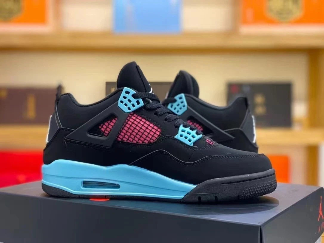 Jordan 4 Pink Blue Thunder Men’s Size US 7-12 NEW