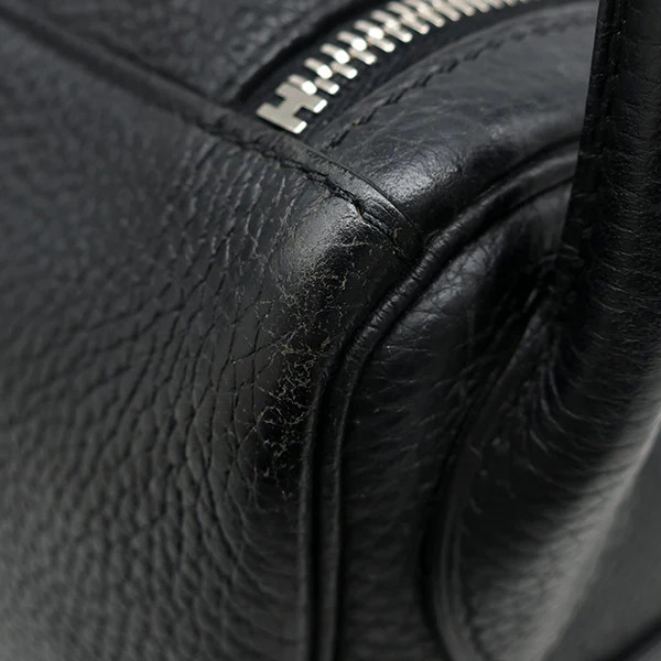 Hermes Lindy 30 2WAY Bag Handbag Black Unisex #HDB141