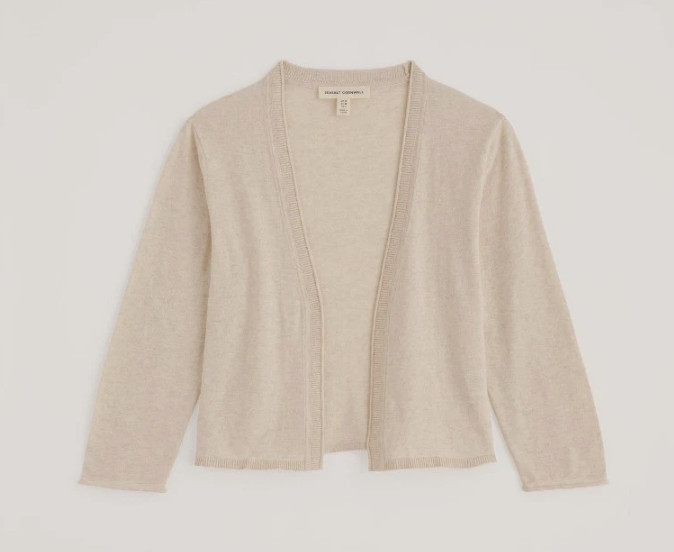 Seasalt Cornwall, Vanessa Cotton Cardigan Chalk, size 18