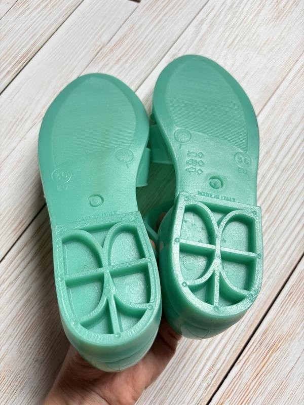 women marc jacobs heels turquoise rubber 36