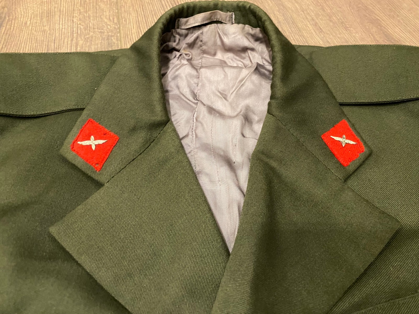 ALBANIA OFFICER JACKET AIR FORCE AERONAUTICA COMMUNISM SOLDIER ARMY MILITARY #51