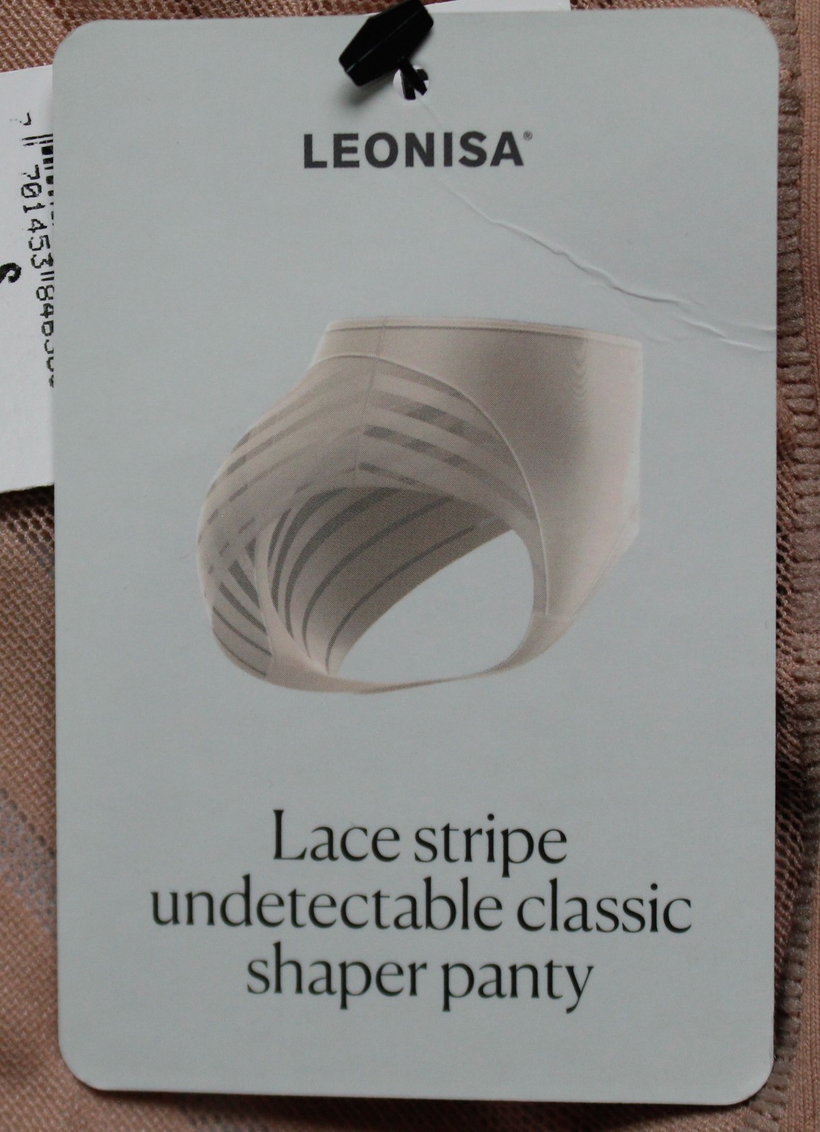 Leonisa Women’s Stripe Undetectable Classic Shaper Panty ZG3 Brown Small NWT