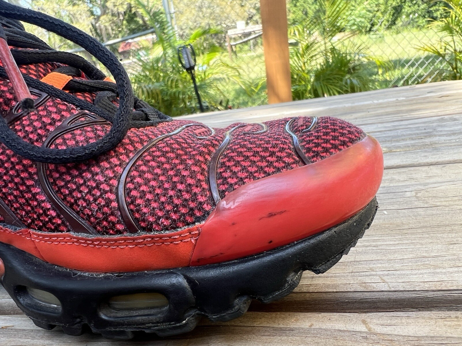 Nike Air Max Plus Tn Sunburst Pack CK9393-600 Habanero Red Sneakers Mens Size 9