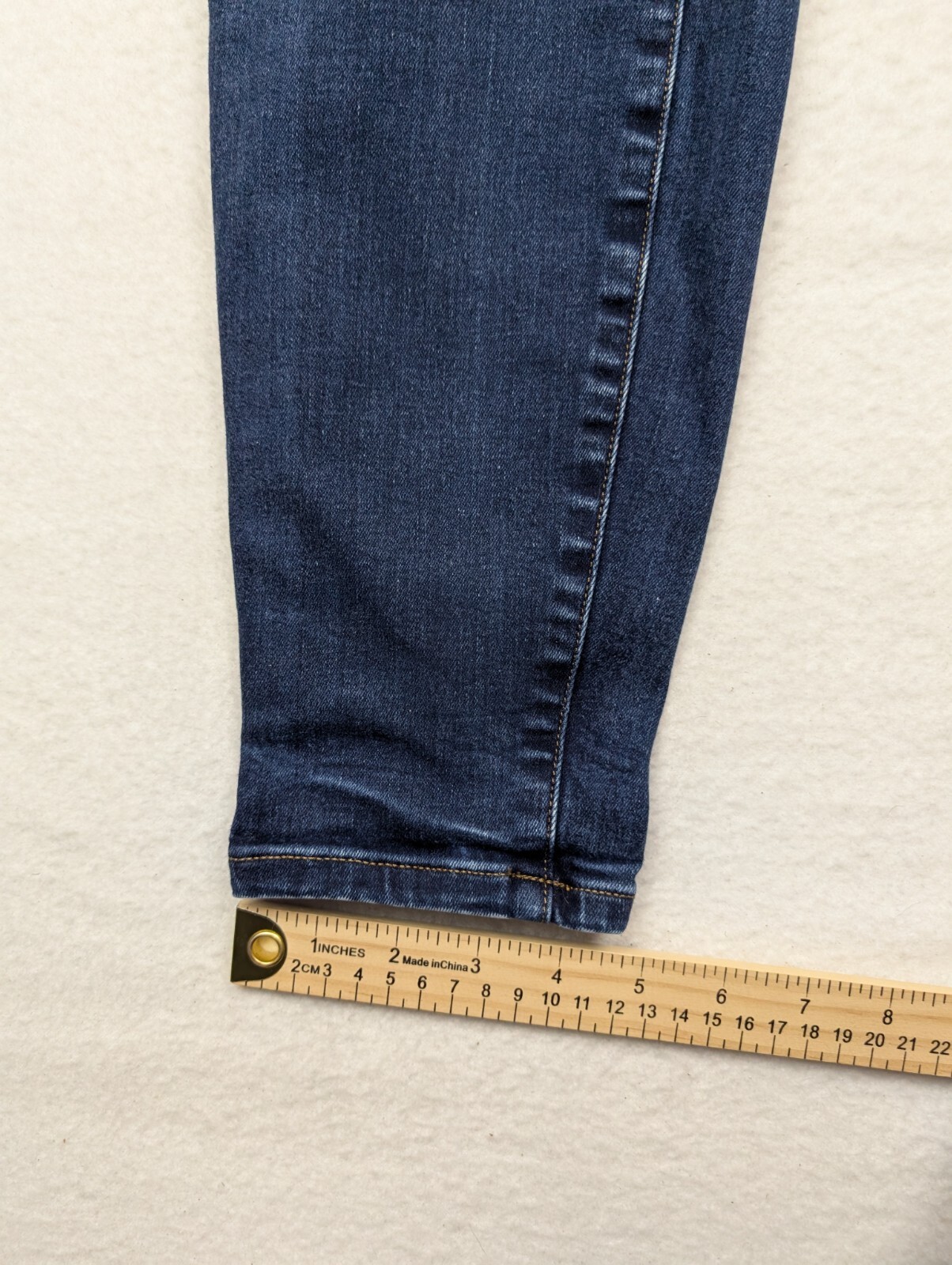 Duluth Trading Jeans Women’s 12 reg High Rise Stretch Denim skinny 30×28 dark