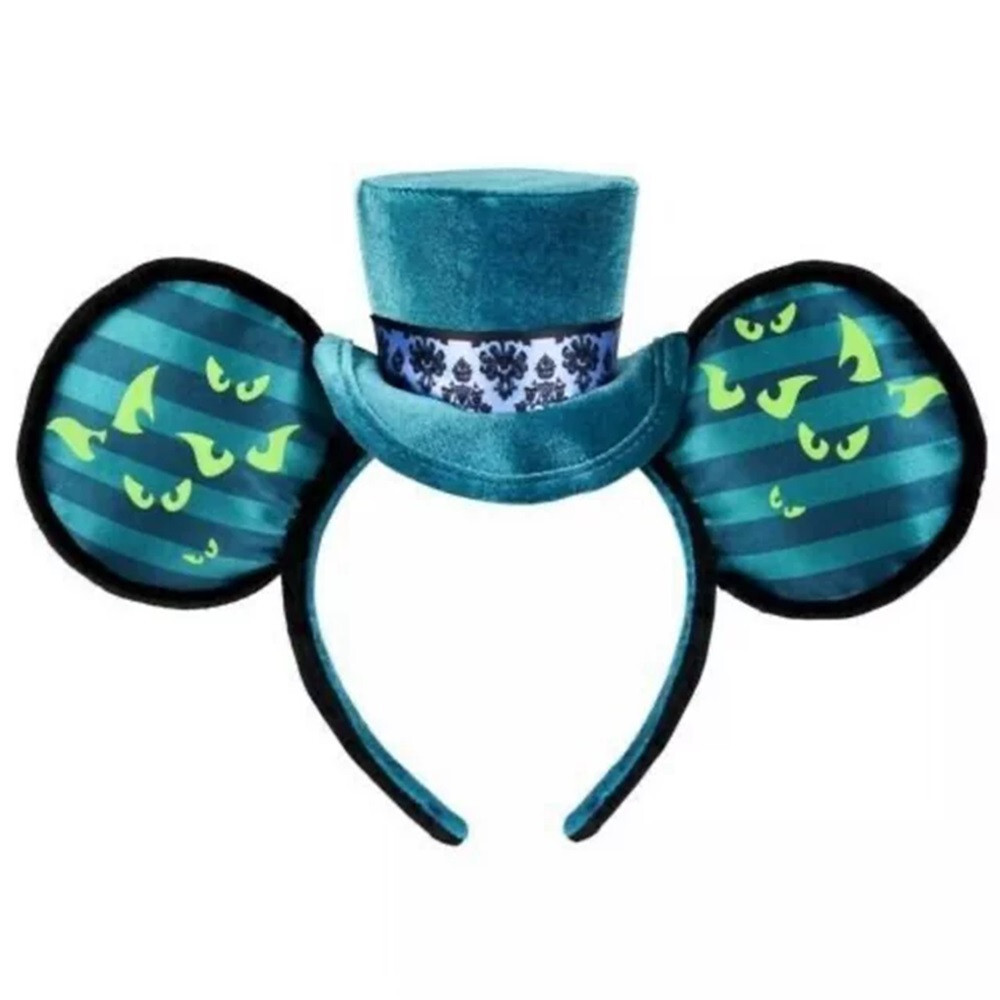 Disney 50th Anniversary Mickey Main Attraction Haunted Mansion Ears Headband NWT