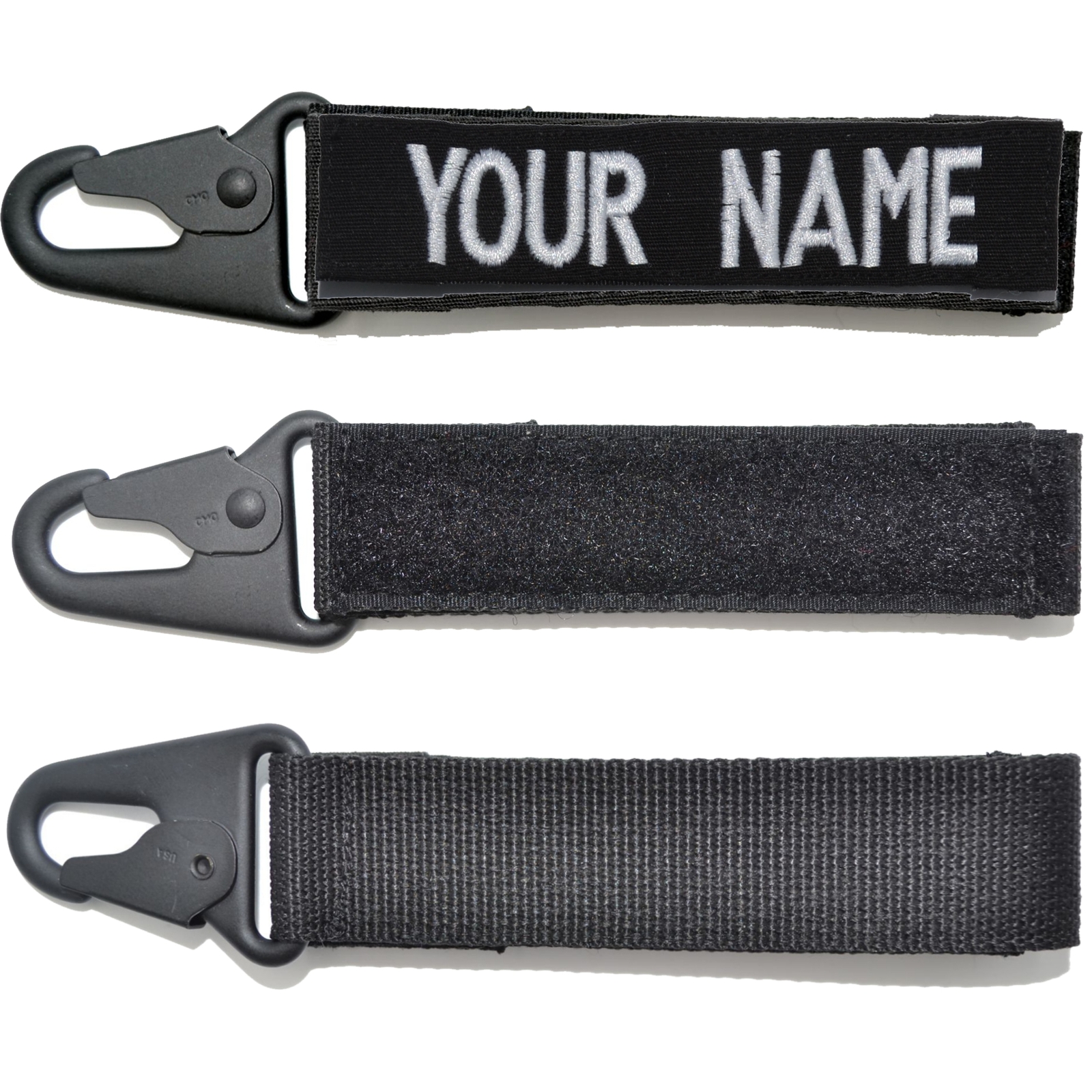 Custom Name Tape Key Chain