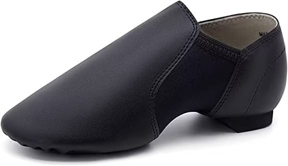 Great Price Refurbished Leather Jazz Slip On Dance Shoes for Kids