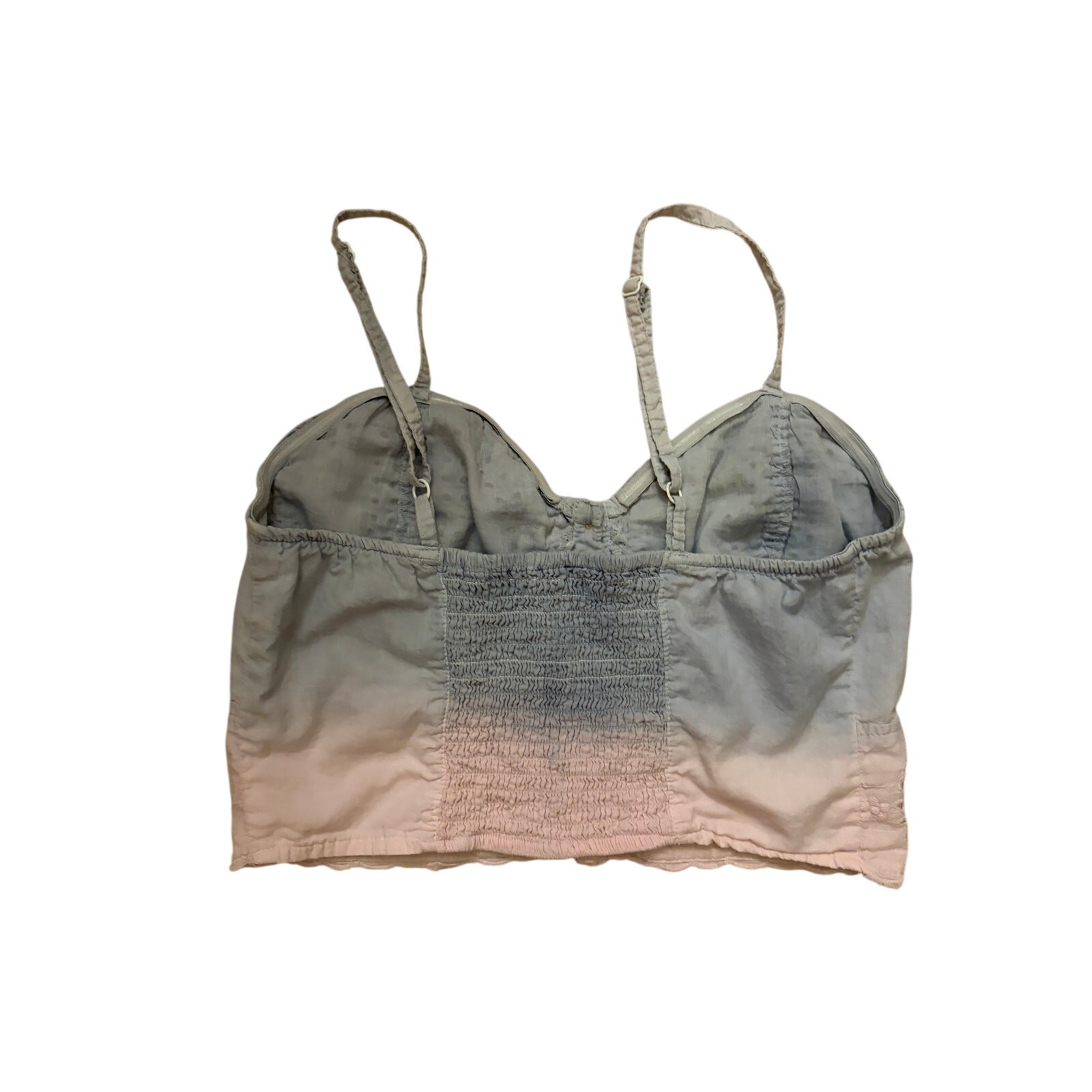 FUN & FLIRT Ombre Sphaghetti Strap Crop Top Size L