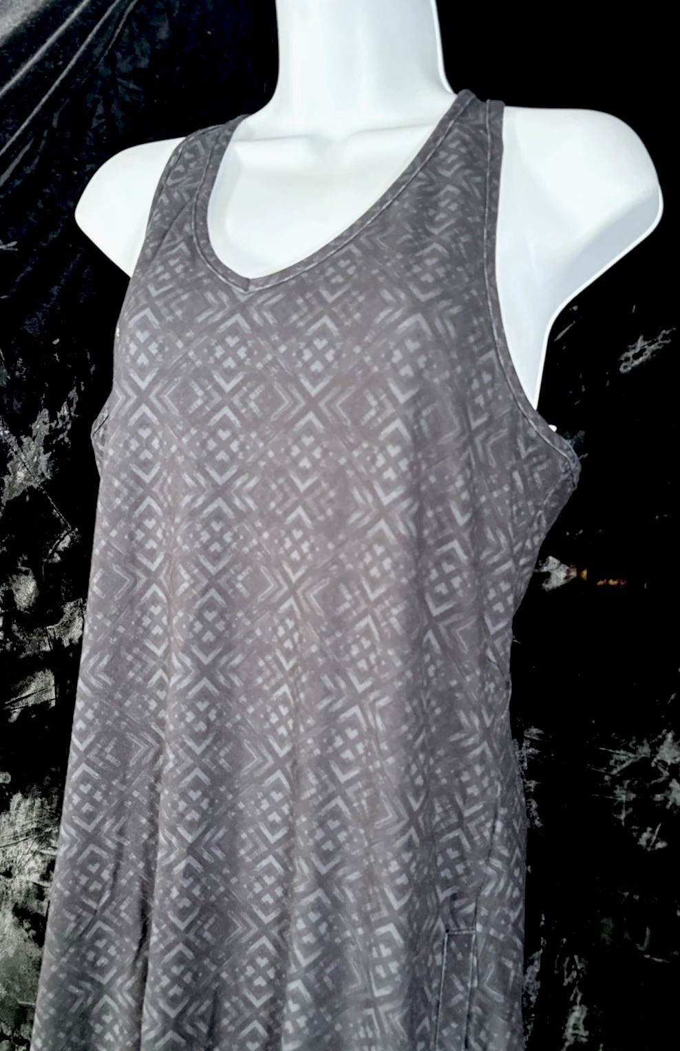 Kyodan Freedom Trail Athletic Dress Built-In Bra Charcoal Size M Medium EUC