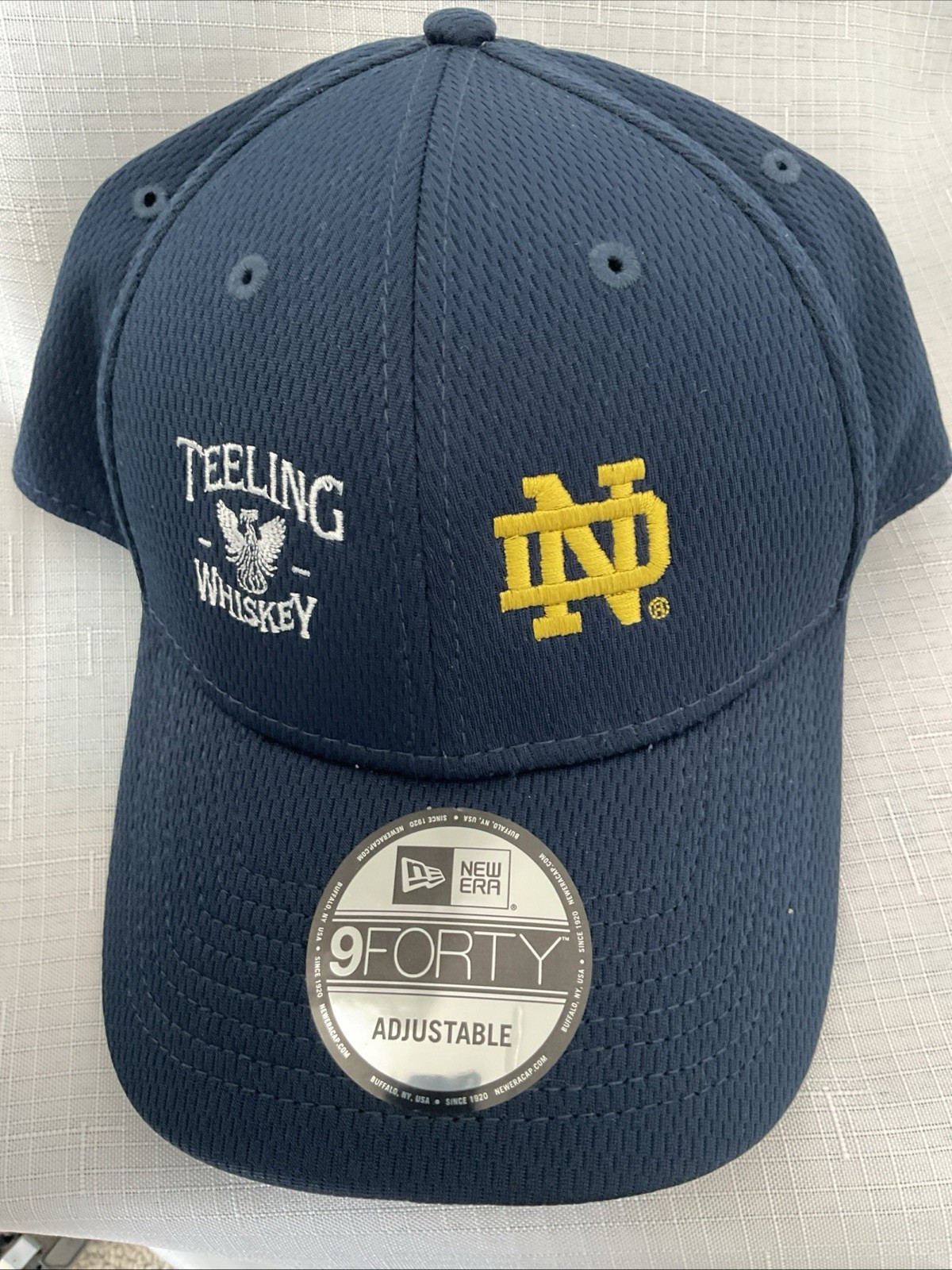 Mint Notre Dame Baseball Cap Teeling Whiskey Irish Distillery Adjustable