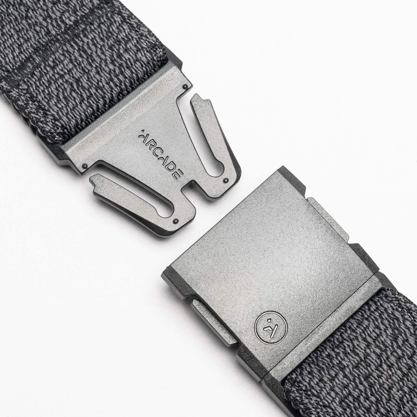 Arcade Belts Atlas Slim Belt, Heather Black
