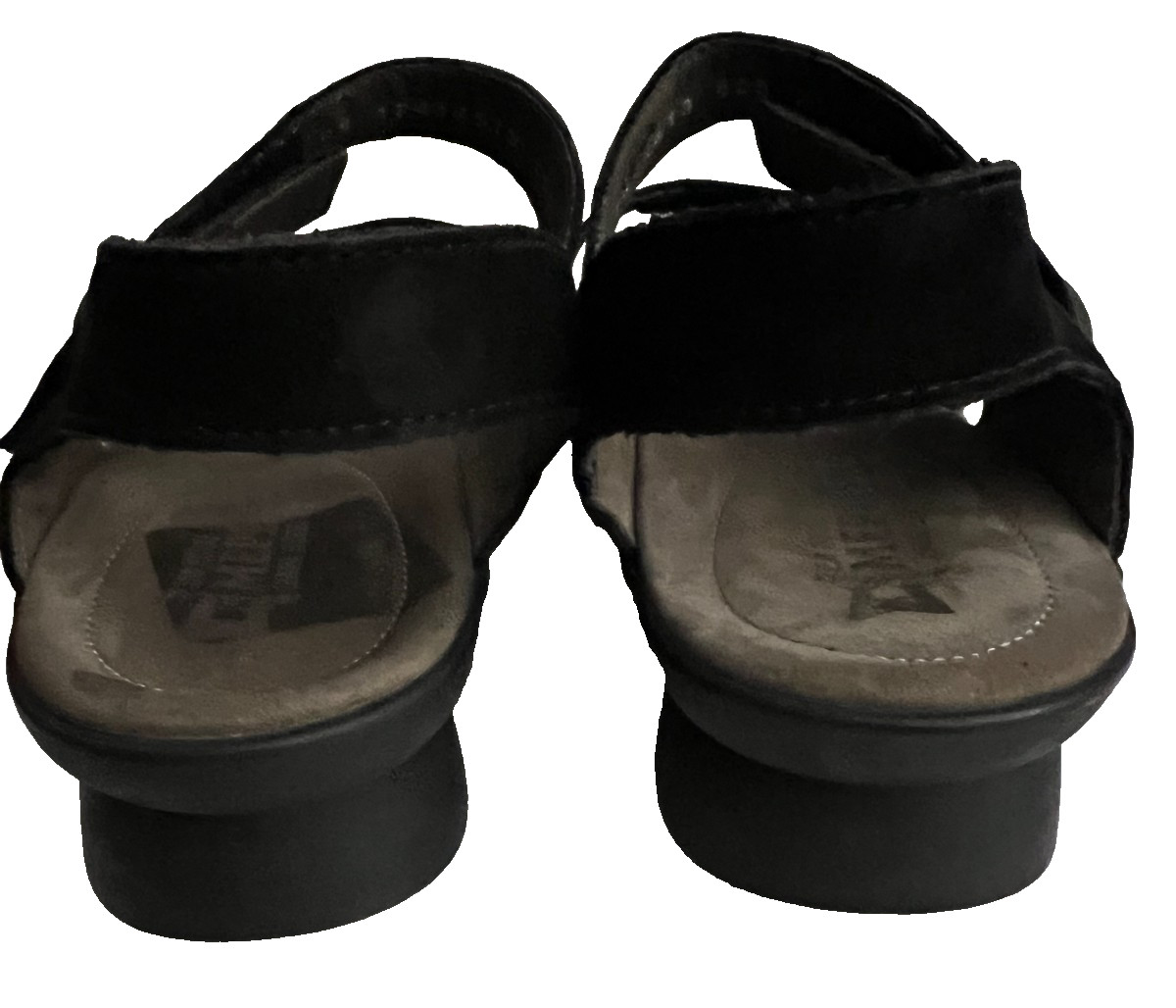 Mephisto Womens Prudy ComfortSandal Bucksoft Black Slingback Wedge Open Toe 40/9
