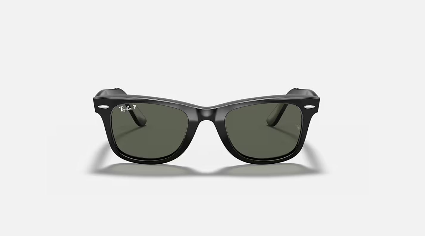 Ray-Ban Original Wayfarer Classic Black Polarized Sunglasses RB2140 901/58 50-22