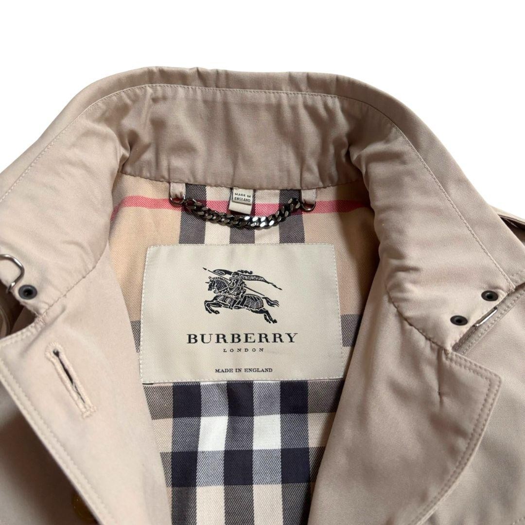 Excellent condition BURBERRY LONDON Trench Coat Nova Check UK6