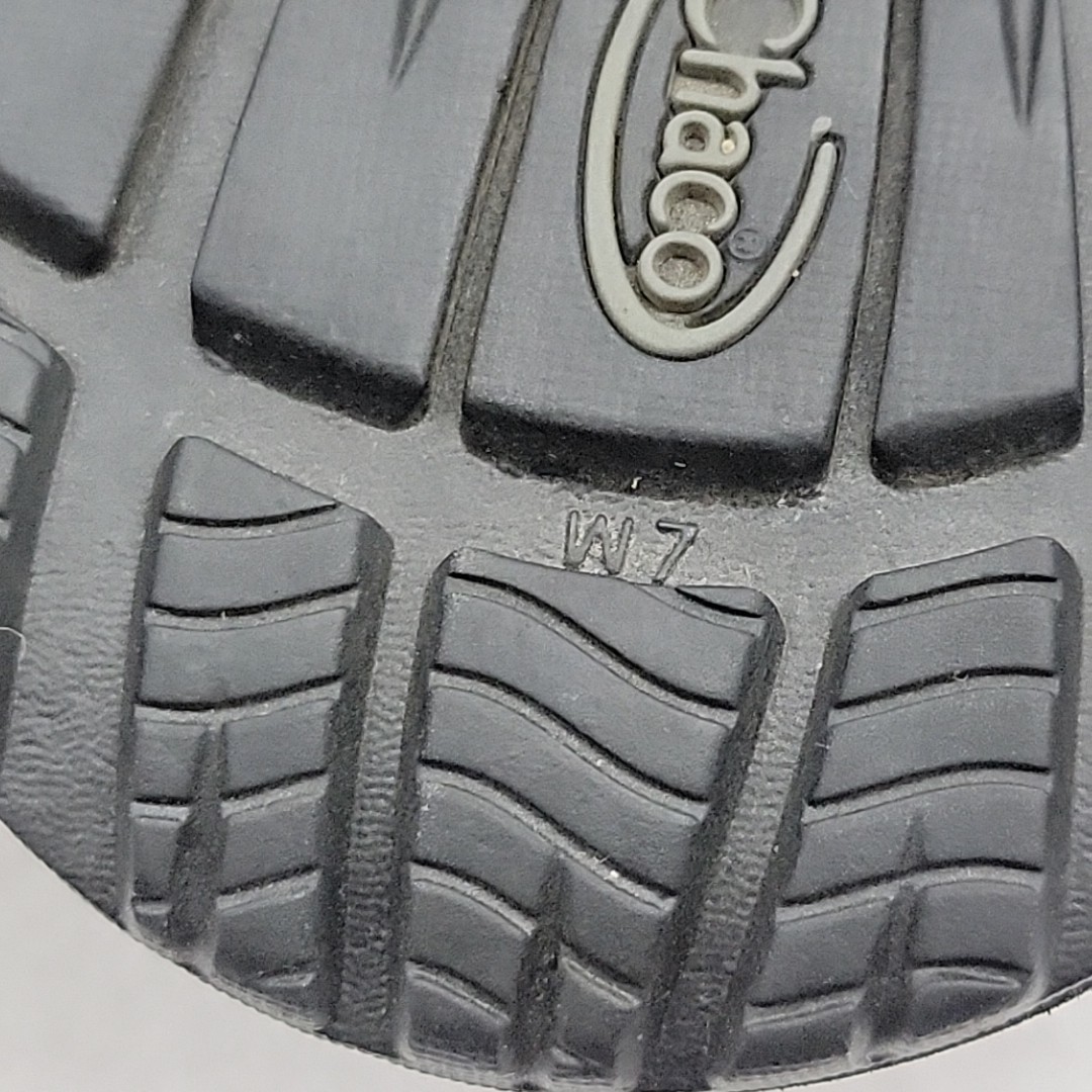 CHACO Women’s Size 7 Updraft EcoTread Outdoor Sandals Black Waves Double Strap