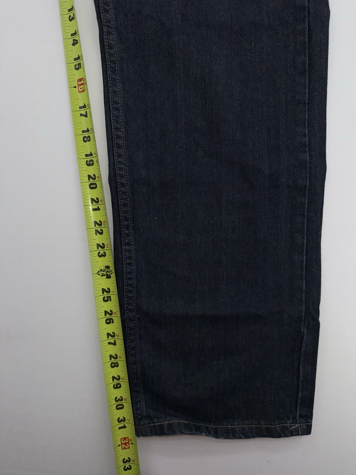 Levis 505 Jeans Mens Regular Fit Straight Dark Stonewash Color Size 38×32