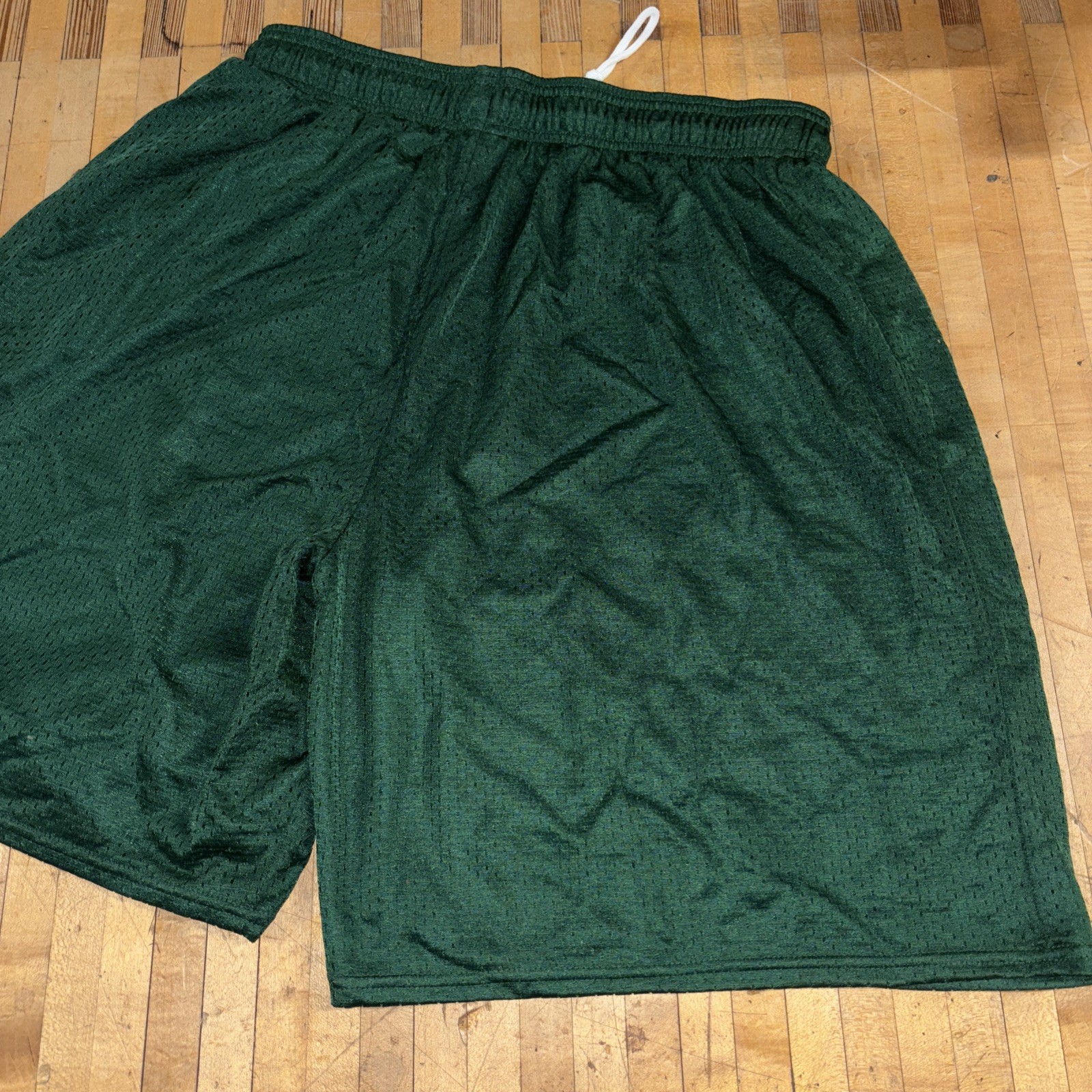 Men’s Russell Athletic Mesh Basketball Shorts Dark Green XL New With Tags