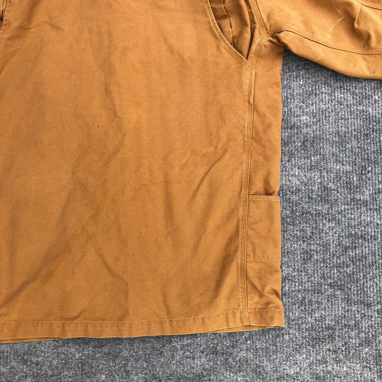Carhartt C75 BRN Canvas Hooded 3 in 1 Jacket Coat No Liner Men’s Size XL