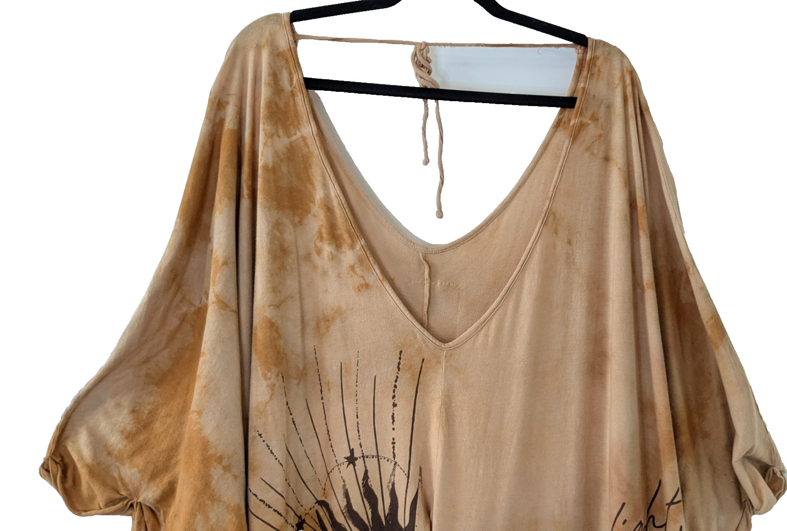 Kantha Bae One SZ Dream Split Muu Tee Tunic Celestial Sun Boho Mama Organic