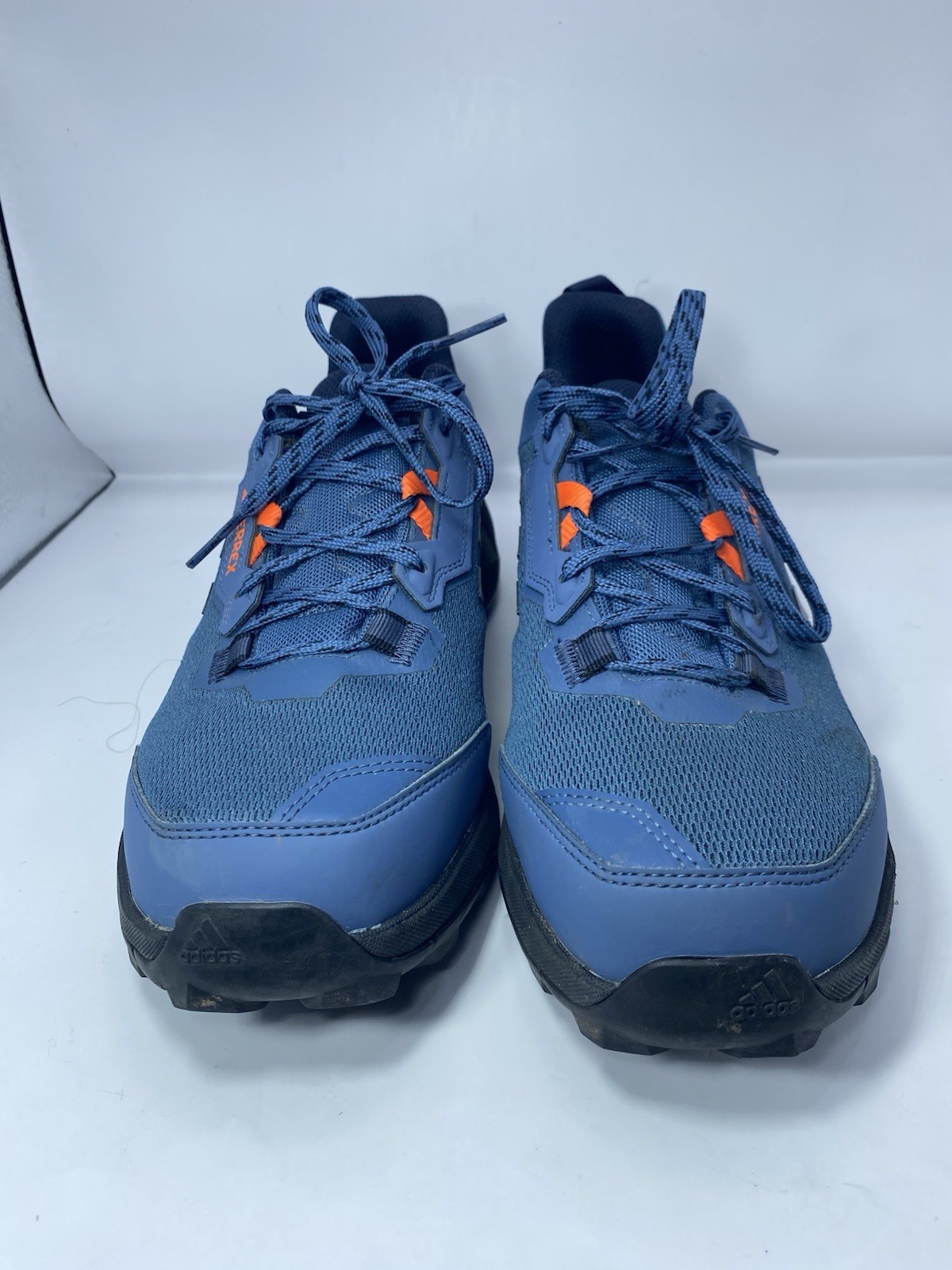 Adidas Terrex AX4 Wonder Steel Blue Orange Hiking Shoes HP7392 Men’s Size 8.5
