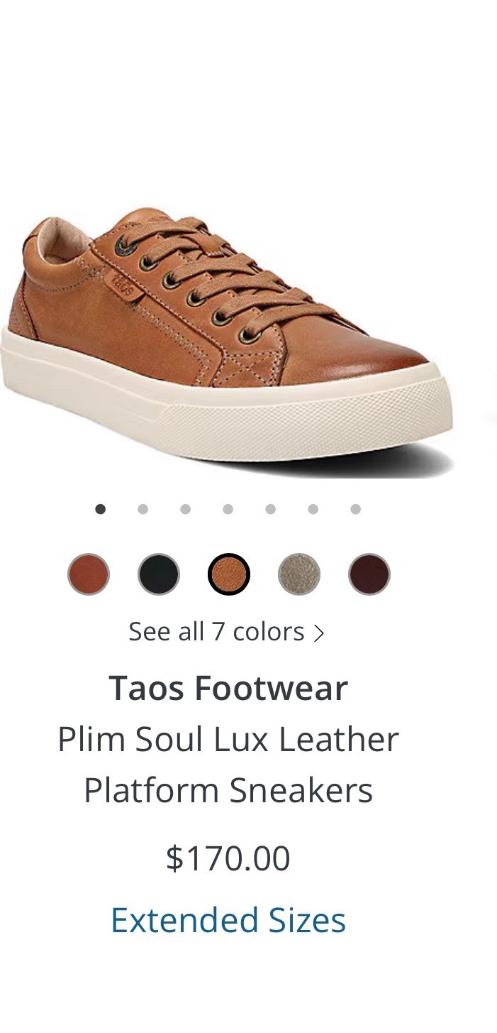 NEW Taos Plim Soul Lux Caramel Men’s Size 9. EUC.