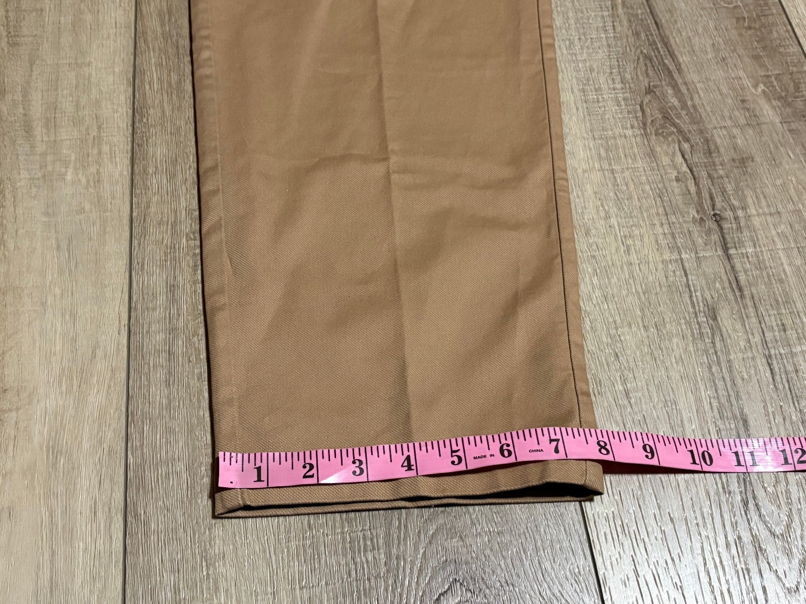 Perk Feel Good Chino Slim Fit + Stretch Pants Mens Size 42/30 Smooth Oak