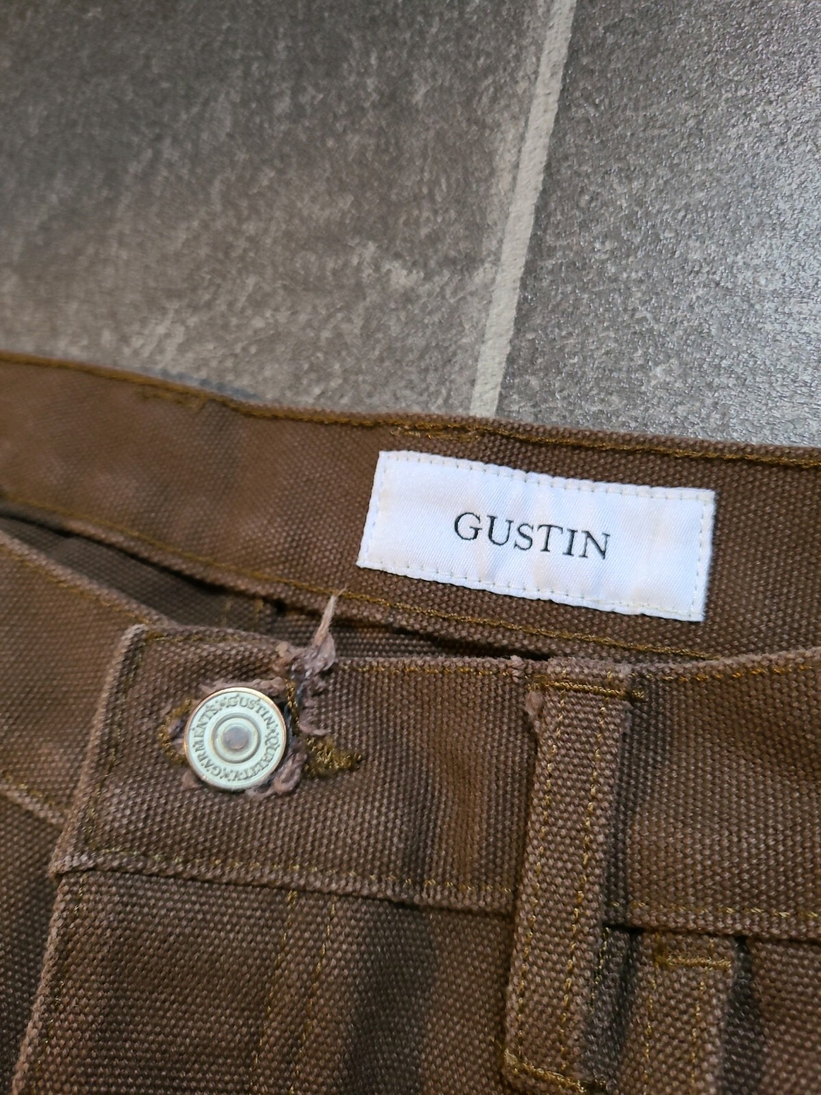 GUSTIN #45 BEAST DUCK 5 POCKET JEANS PANTS SZ 35×34 SLIM