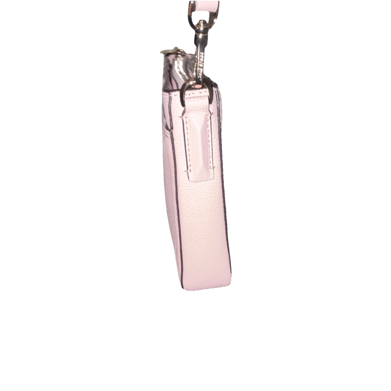 kate spade new york Pink Pebbled Small Crossbody Detachable Strap Zip Pockets
