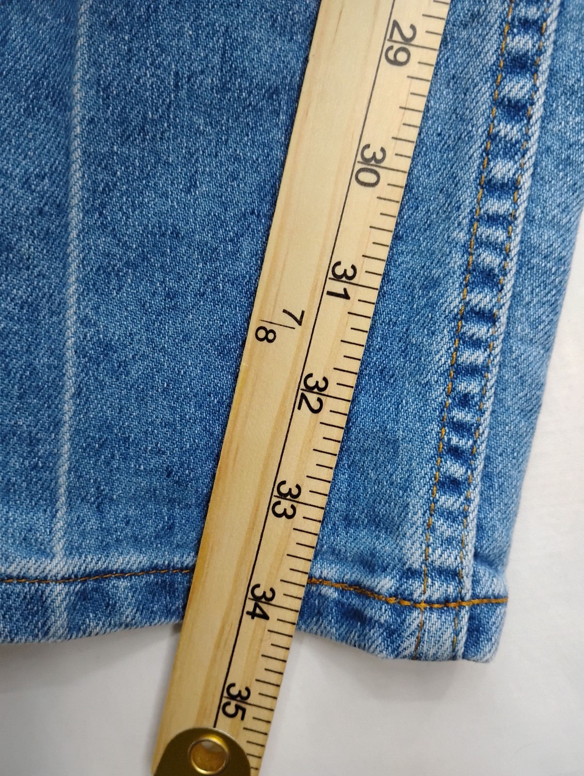 Levi’s 540 Brown Tab 34×34 Vintage 90s Relaxed Fit Blue Denim Mexico Jeans 1994