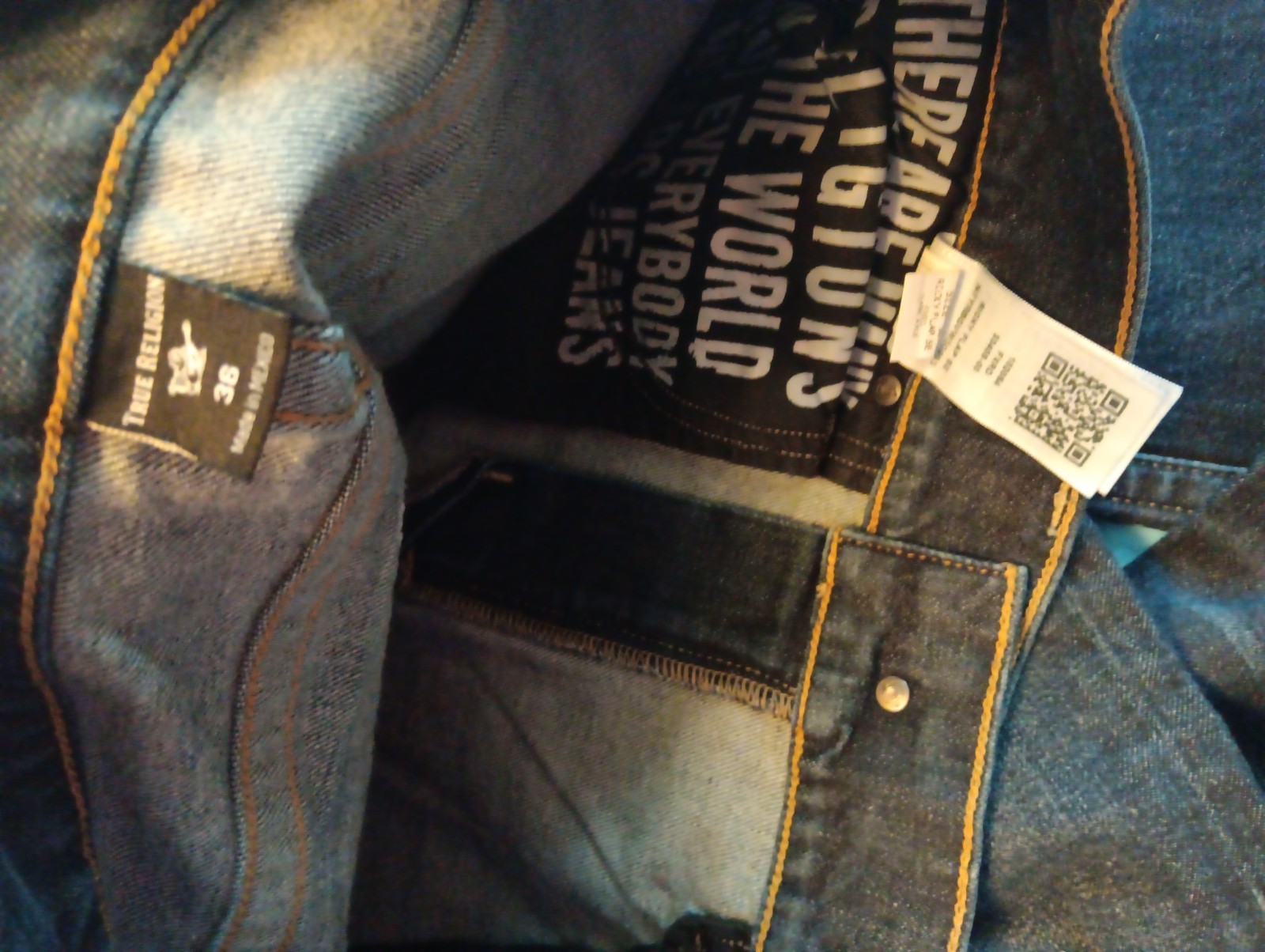 true religion jeans ricky relaxed straight 36