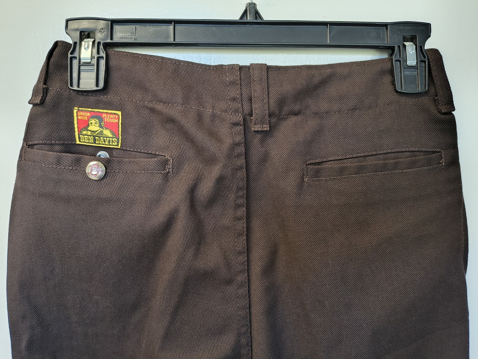 Vintage Ben Davis Union Made Brown Pants 28×27 Yellow Tag Have Been Hemmed