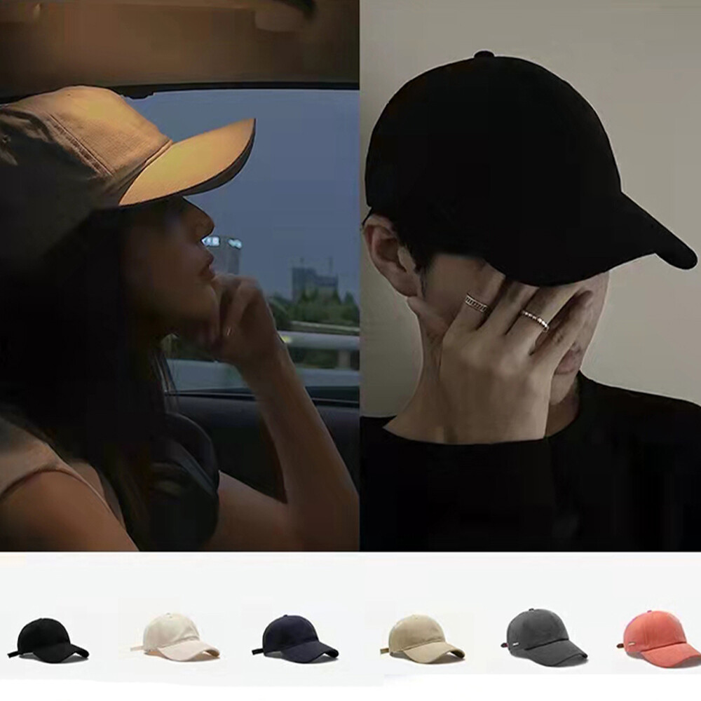 Solid Plain Baseball Cap Trucker Blank Hat Ball Men Women Adjustable