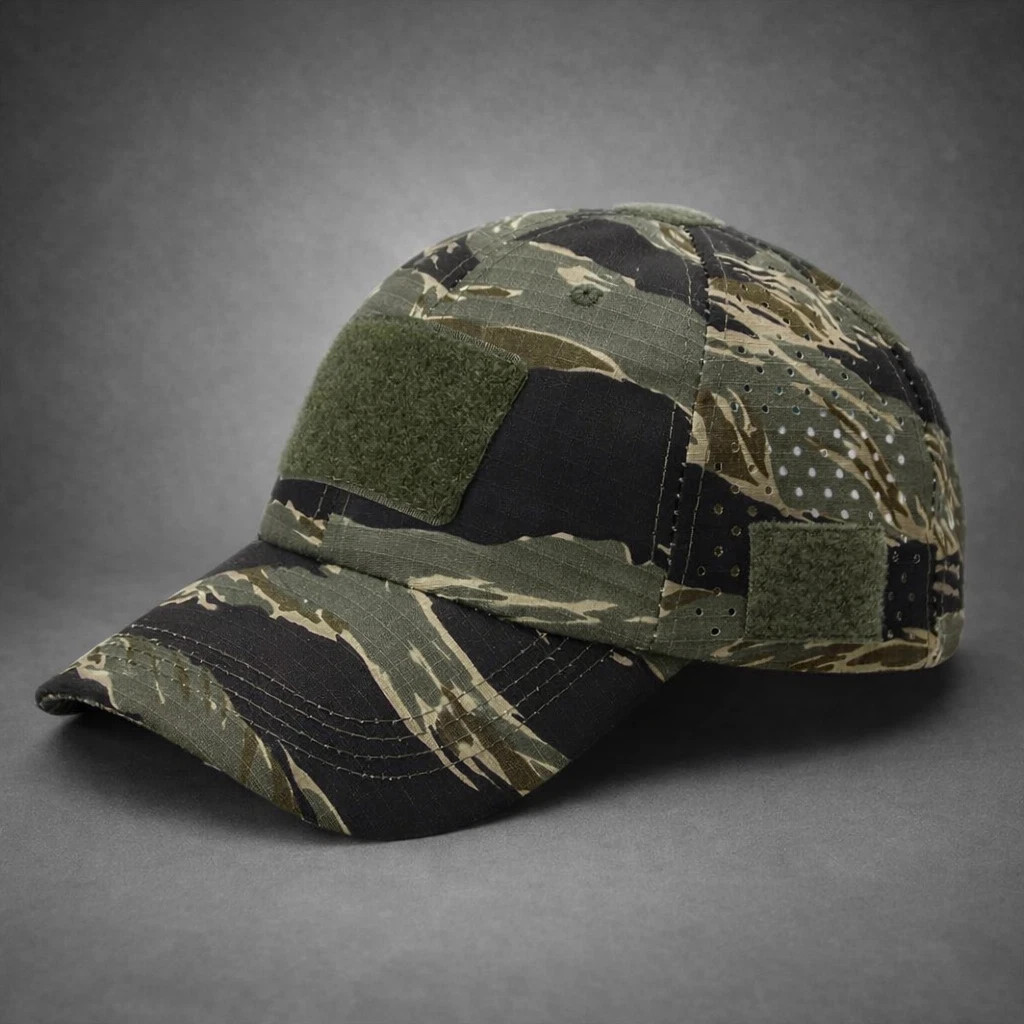 Tactical Camo Military Cap w/ Eyewear Holder Patch Outdoor Fishing Hunting Hat