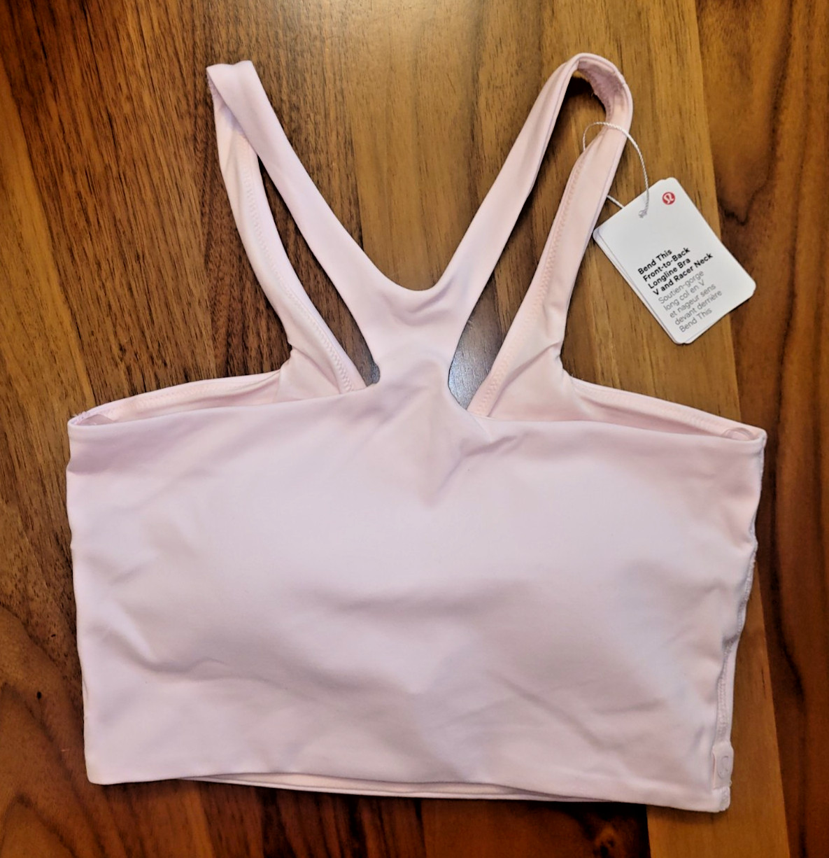 NWT Lululemon Bend This V & Racer Bra-Strawberry Milkshake XXS/XS, S/M, L/XL HOT
