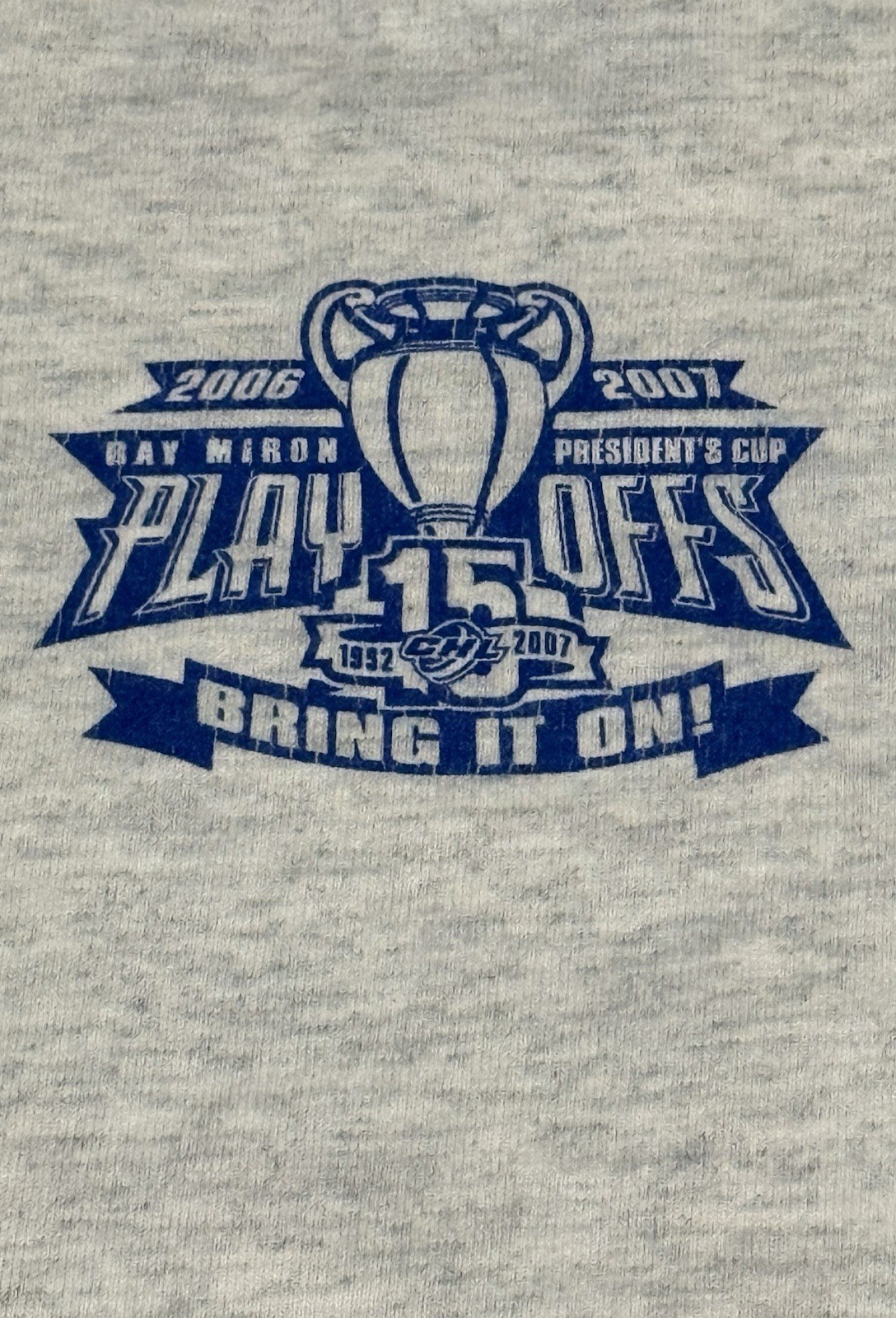 Corpus Christi Rayz (Icerays) 2006-2007 Playoff T-shirt (CHL, NAHL).